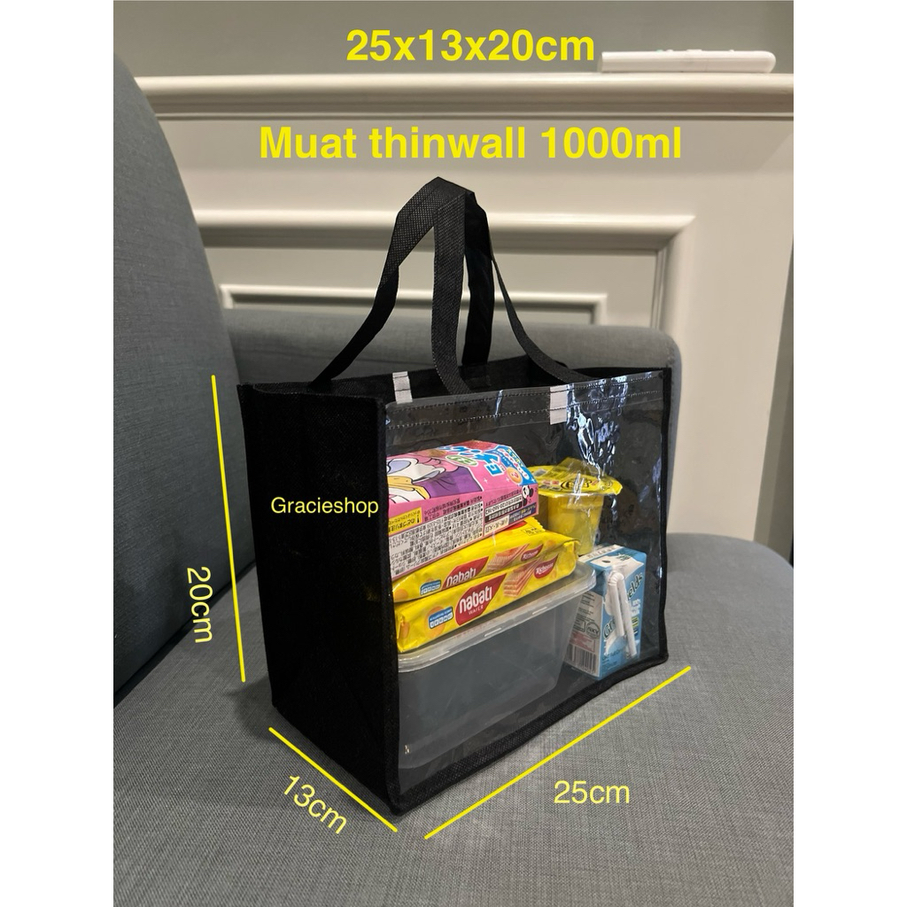 Tas Ulang Tahun Mika Transparan / Tas Ultah / Tas Snack / Tas Mika Ultah / Tas Mika Snack