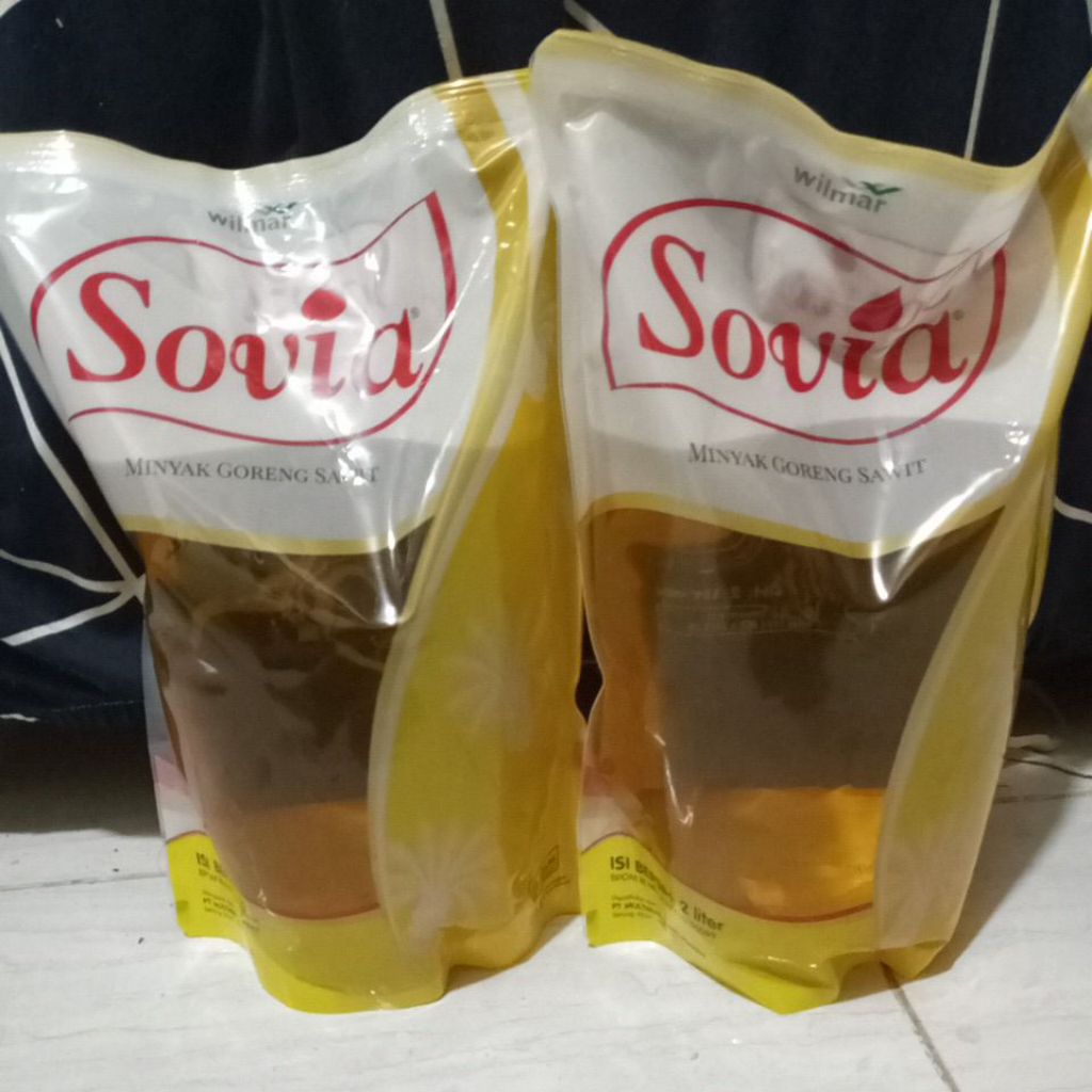 

MINYAK GORENG SOVIA 2LITER MINYAK SAWIT PILIHAN