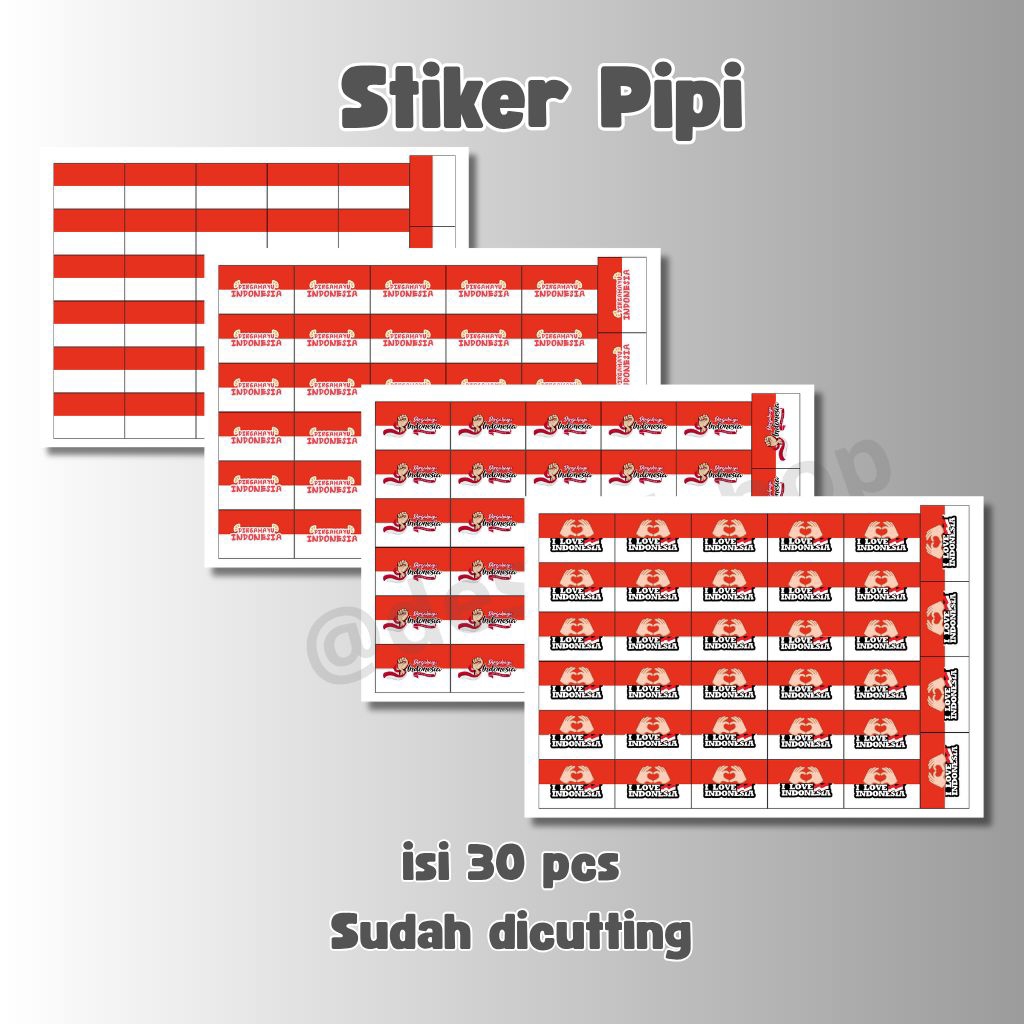 

STICKER PIPI 17 AGUSTUSAN || Sudah dicutting