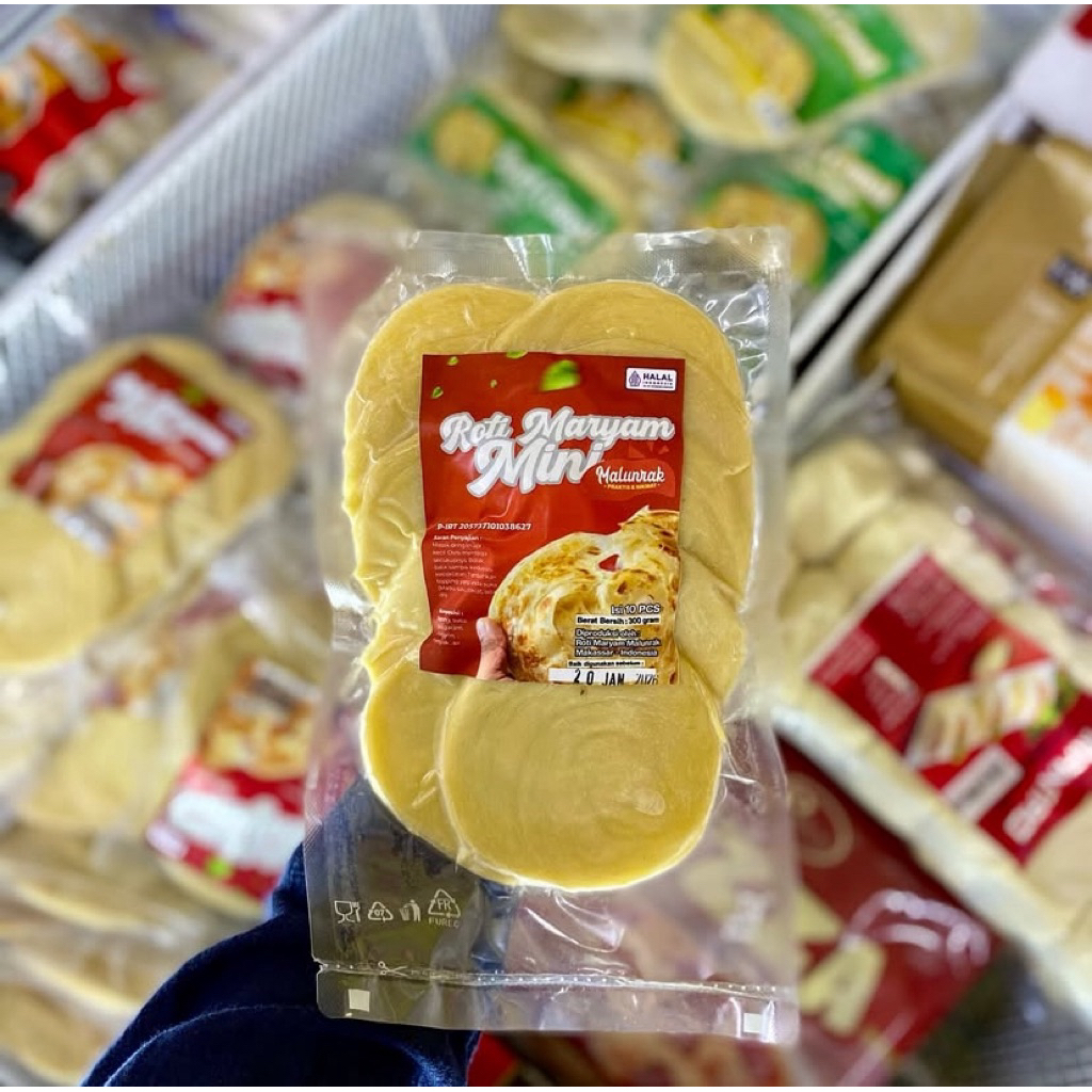 

Malunrak Roti Maryam Original Kecil 300gr Isi 10 Pcs