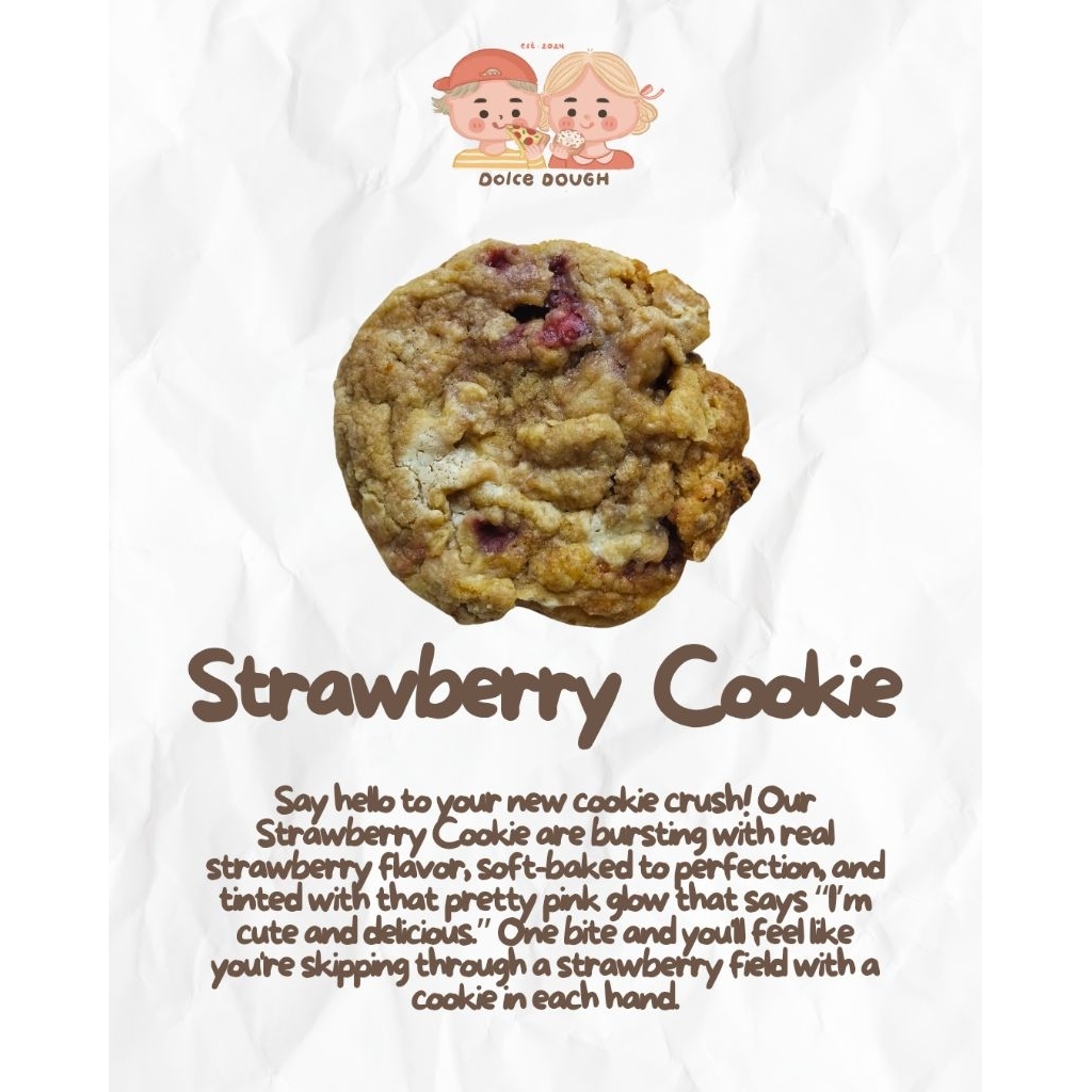 

Strawberry Cookie by Dolce Dough