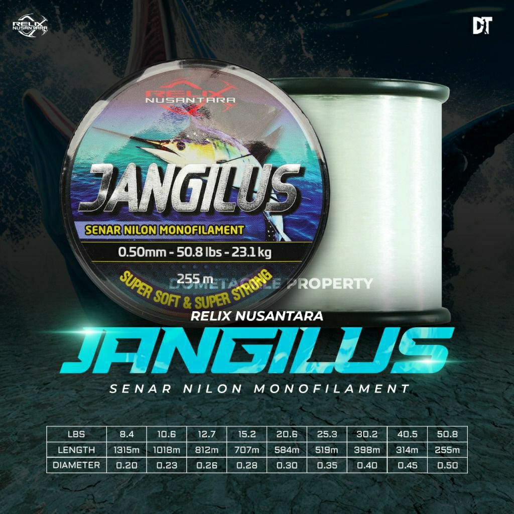 Senar pancing JANGILUS Relix nusantara