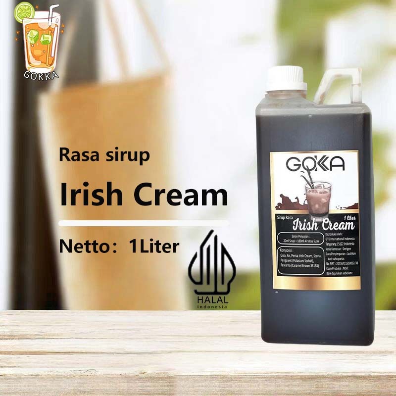 

GОKKA Syrup / Irish Cream Flavoured Sirup / Sirup Irish Cream 1L International Halal