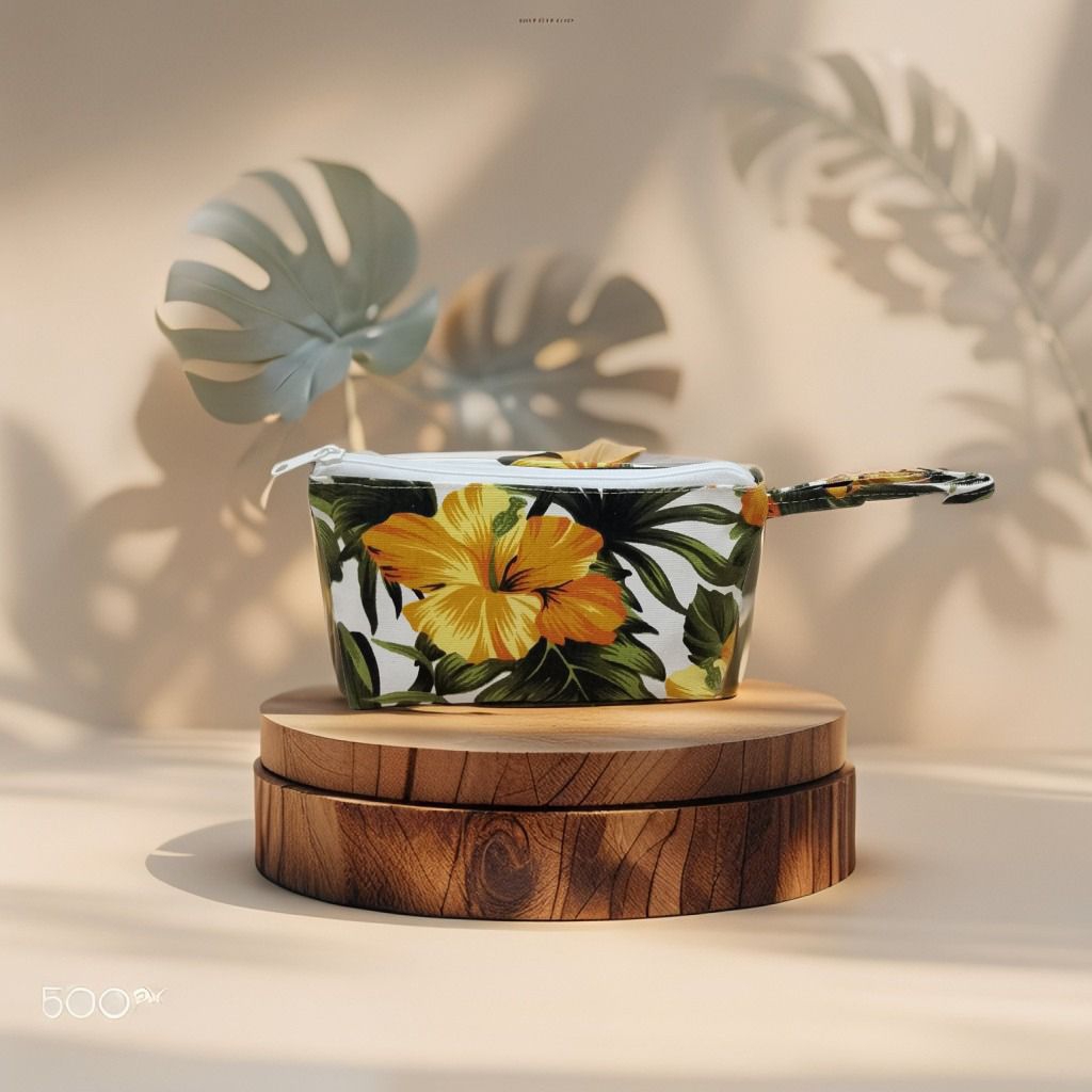 pouch makeup/souvenir dompet make up/pouch make up kanvas