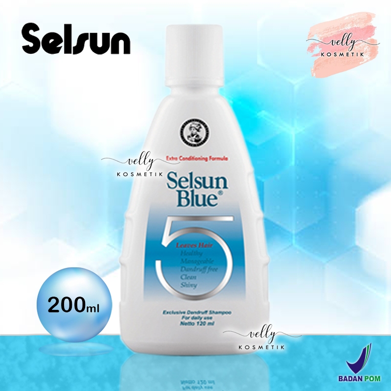 [ GROSIR ] Selsun Blue 5 Daily Dandruff Shampoo - 200ml