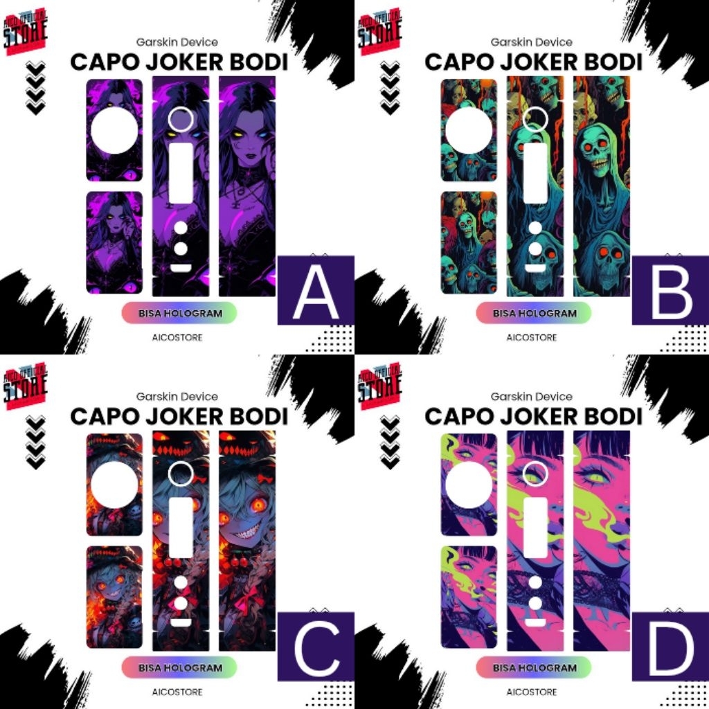 

Protector Body Joker Motif Bisa Custom