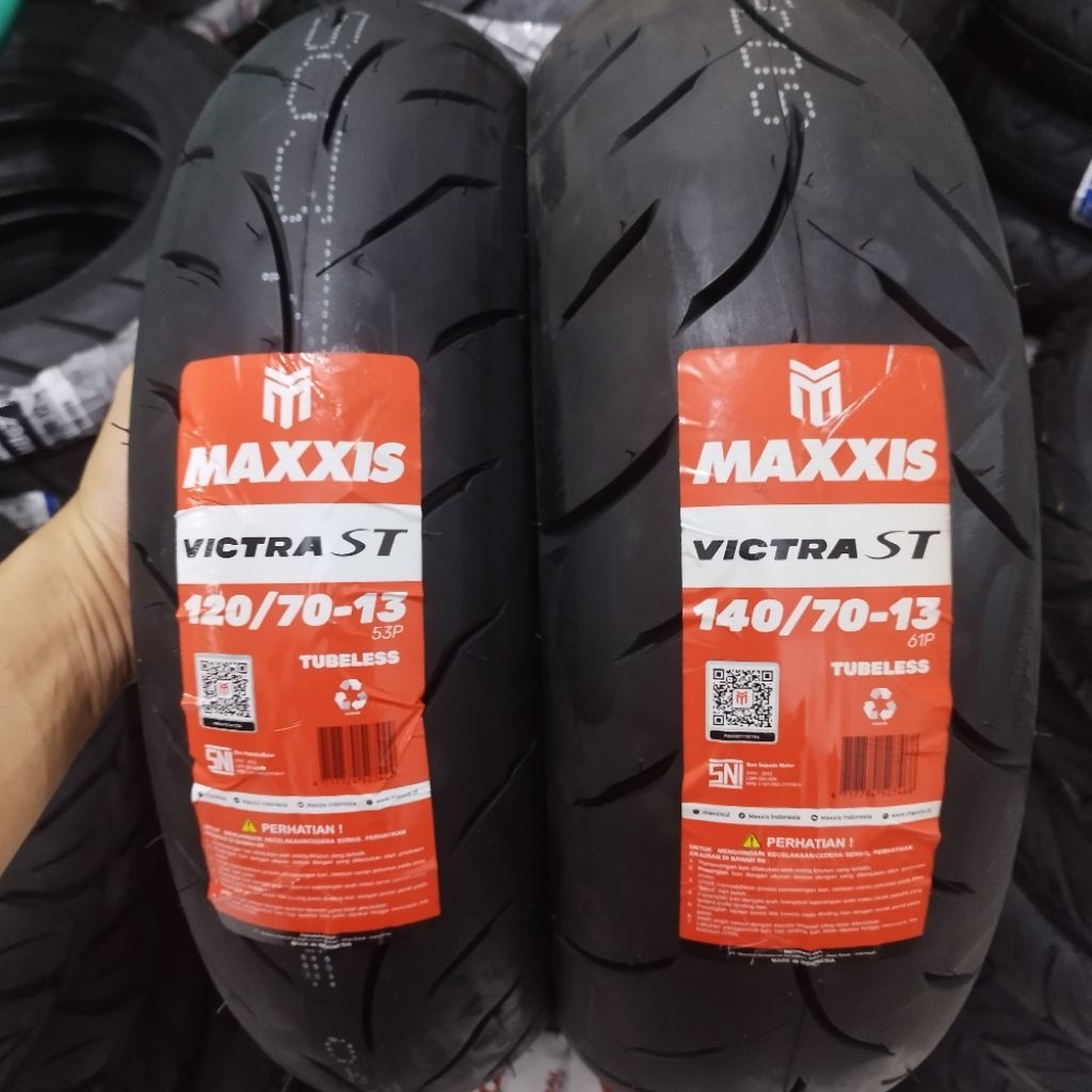 BAN NMAX  MAXXIS UPSIZE 120/70-13, 140/70-13 ORIGINAL 100%