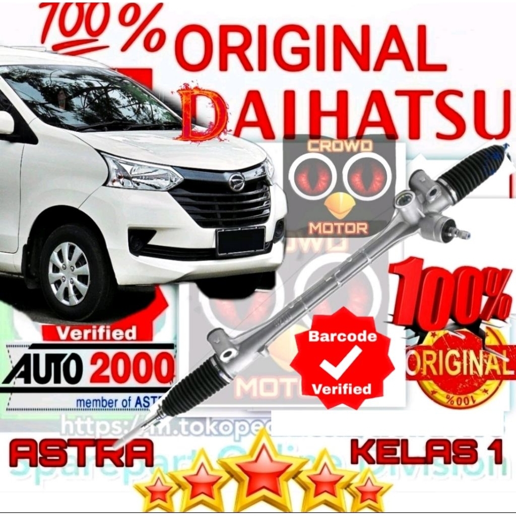 Rack steer Rek stir GRAND NEW AVANZA VELOZ XENIA BARONG 2018-2017 ORI DAIHATSU 100%