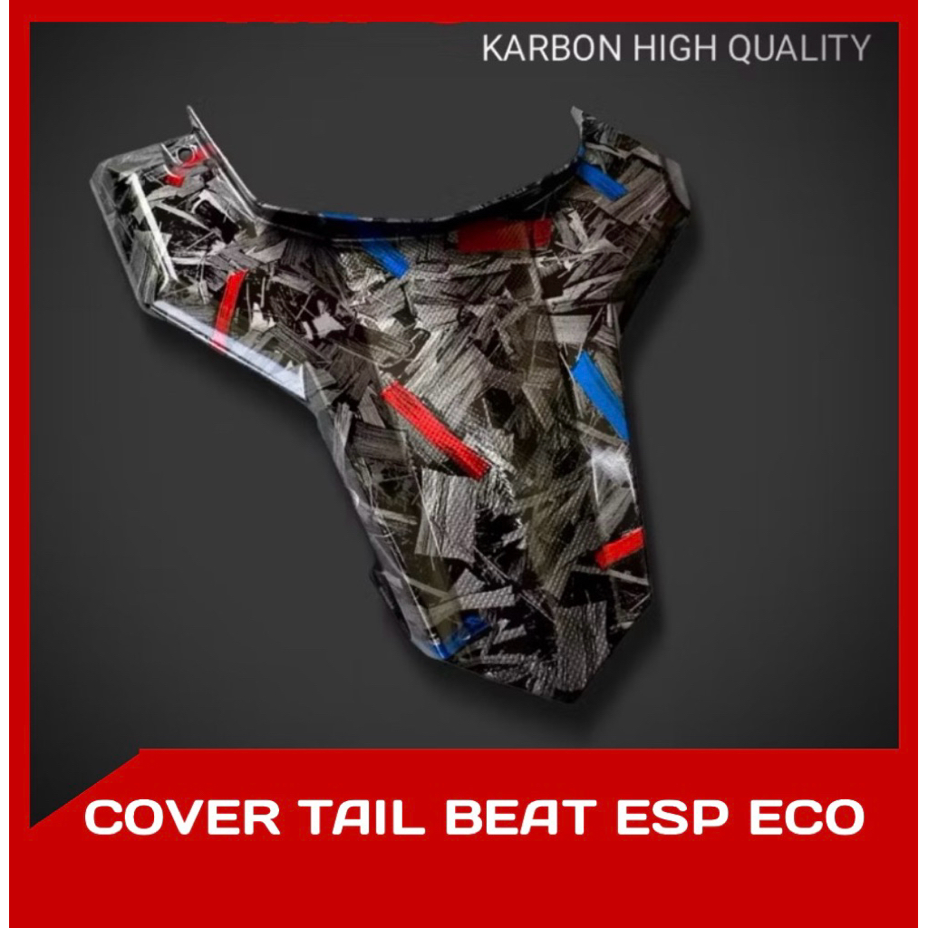 COVER PET STOP LAMP TAIL BEAT ESP CARBON FORGED ▪️Cover tail beat esp carbon Forged Cover stop beat 