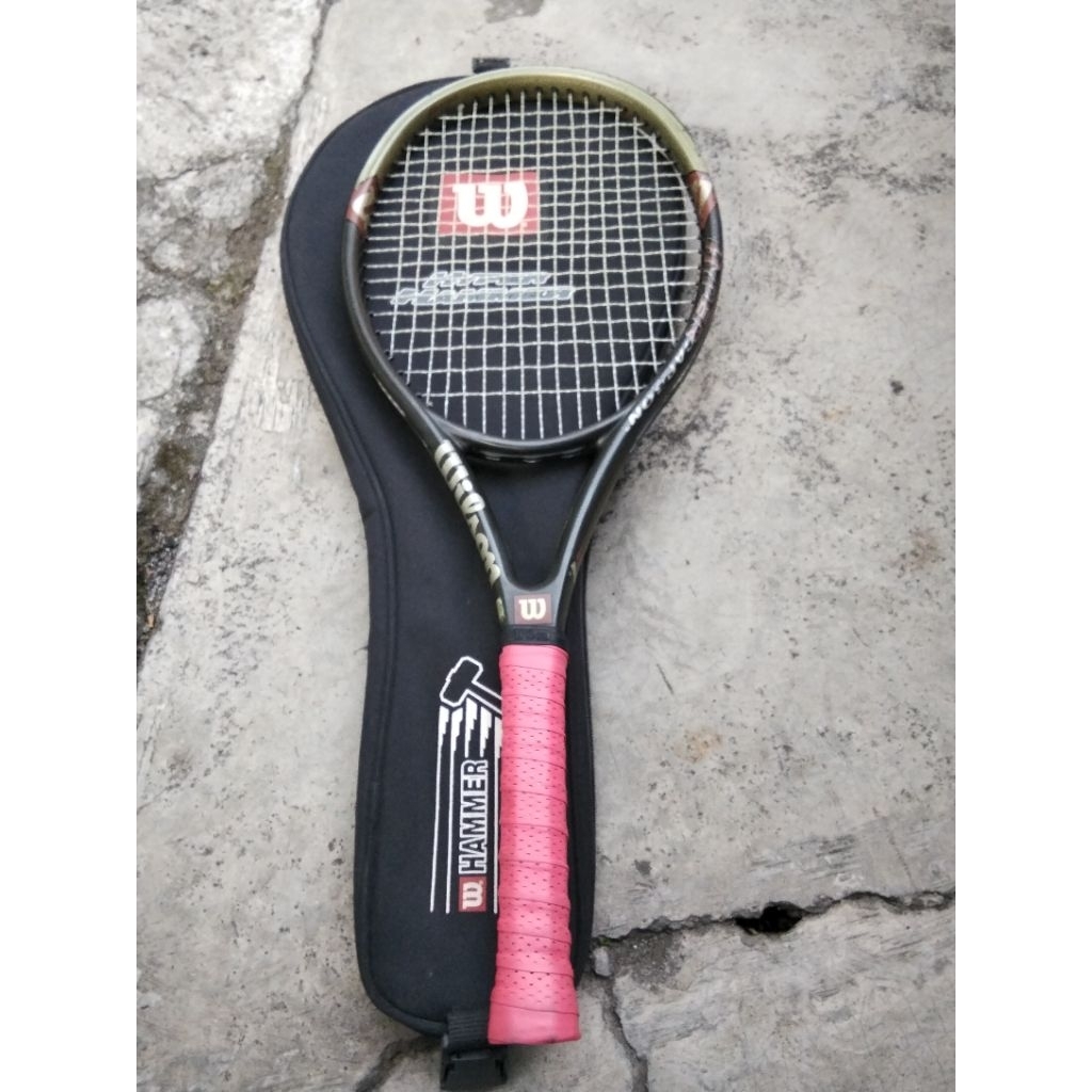 Raket Tenis Wilson Hyper Hammer 2.3 Berat : -+ 250gr 110 inch Bekas Second