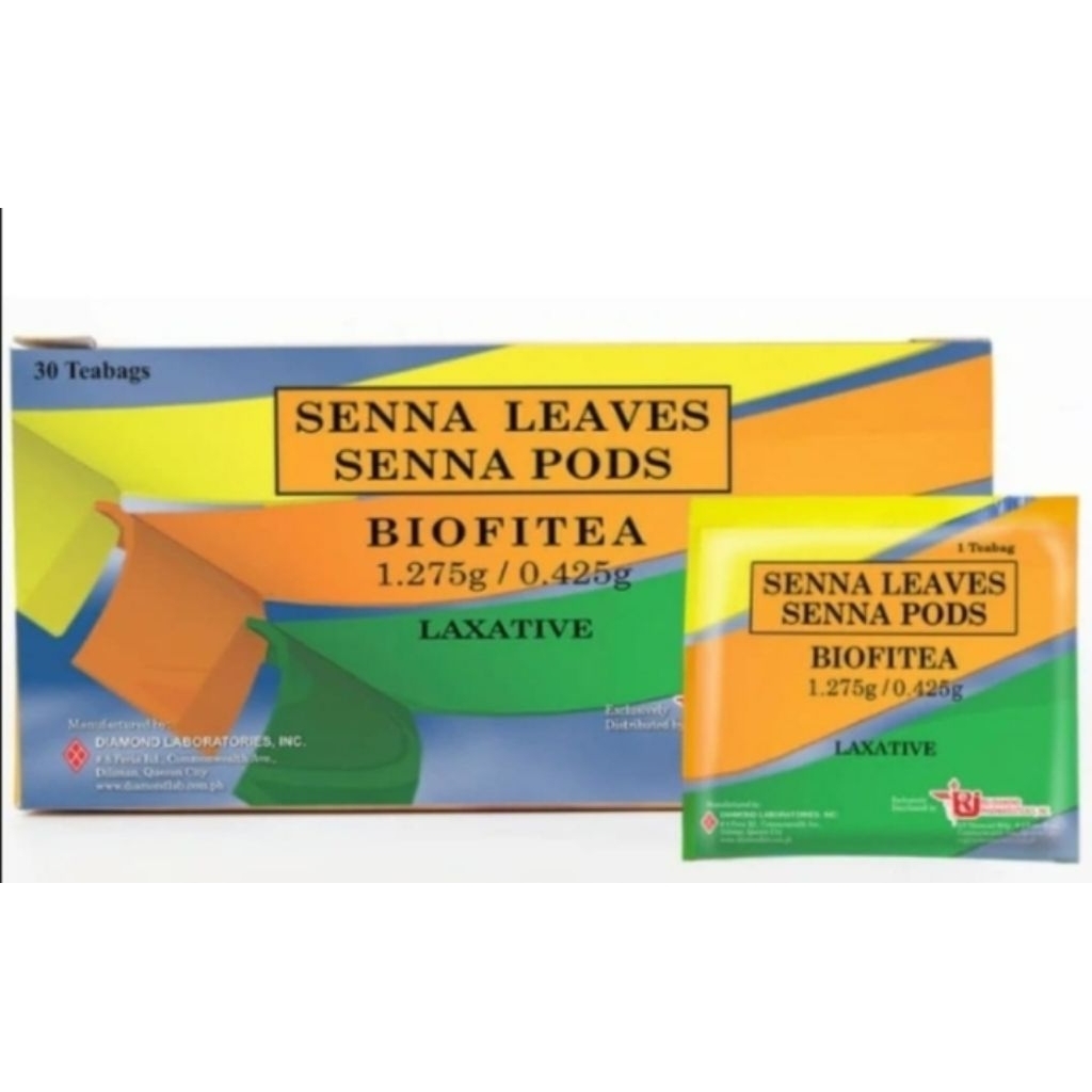 

Senna Leaves Senna pods Biofitea Tea Laxative tea 5, 10, dan 30 teabags/ Teh dari daun senna