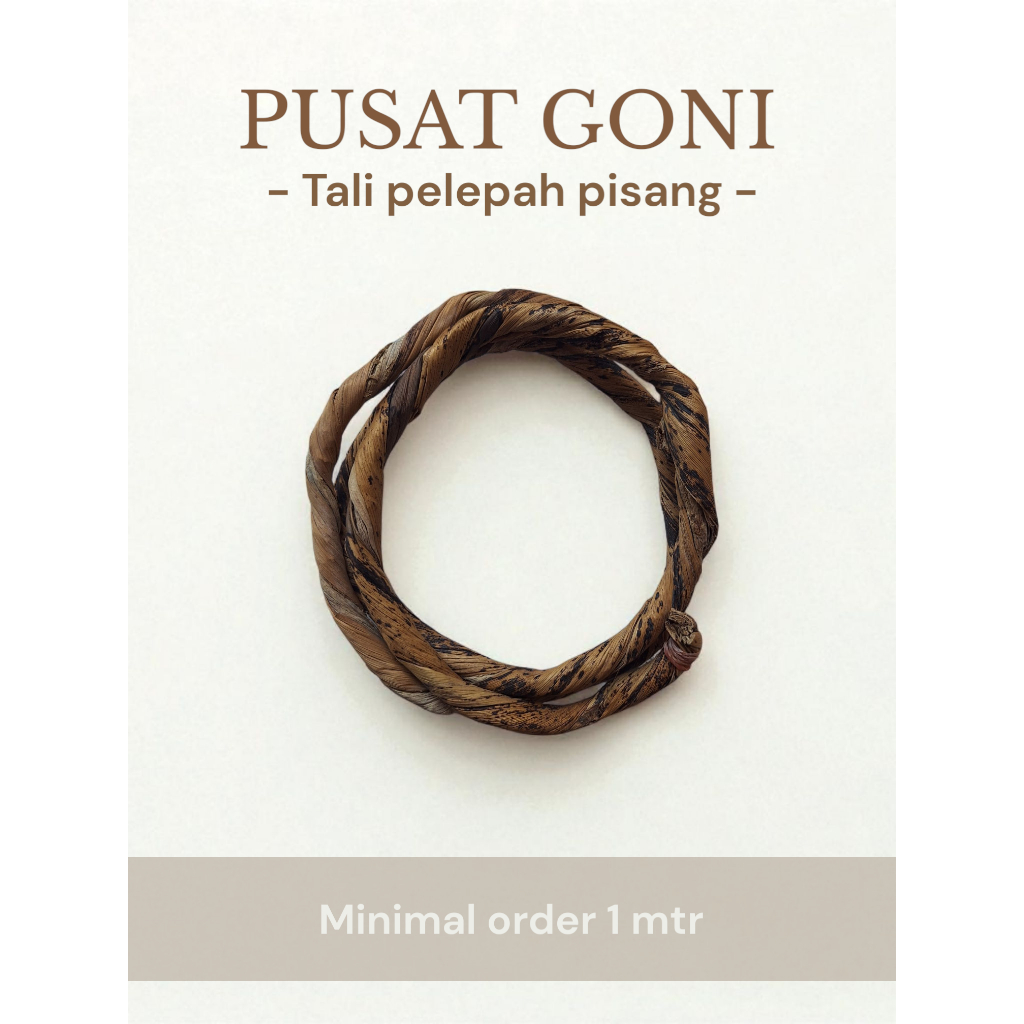 Tali Pelepah Pisang Handmade – Tali Alami Unik untuk Dekor & DIY