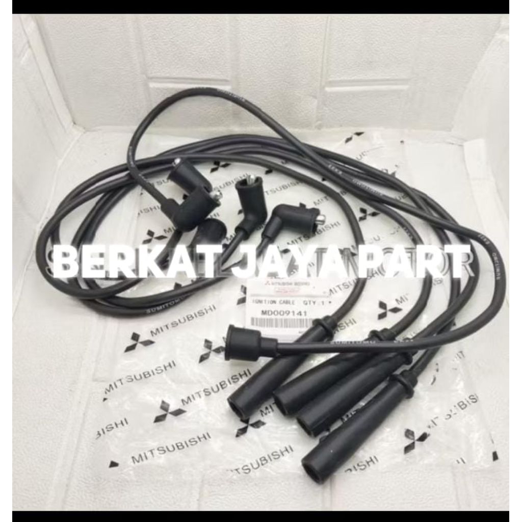 cable cord set kabel busi mitsubishi l300 bensin kuda bensin 1.6cc 1600cc original