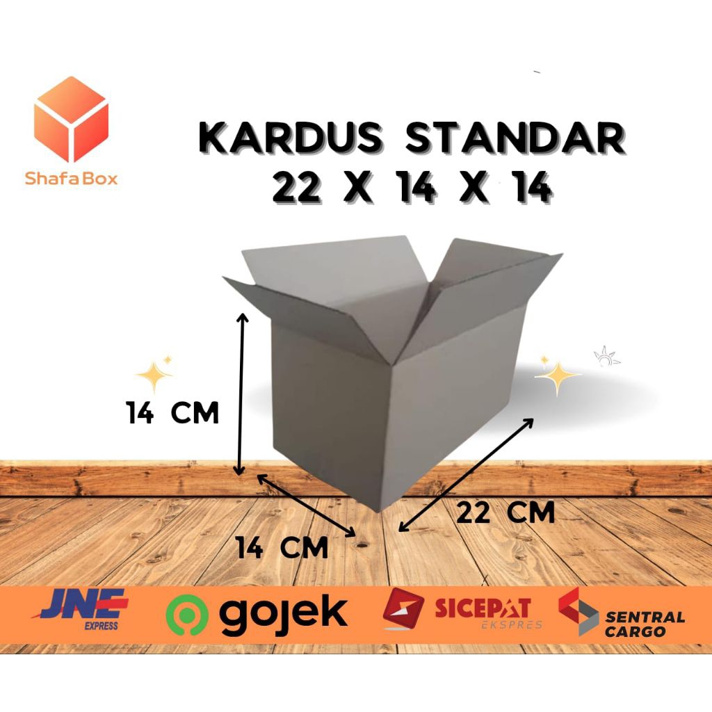 

Kardus Standar Box 22x14x14cm Kardus Packing