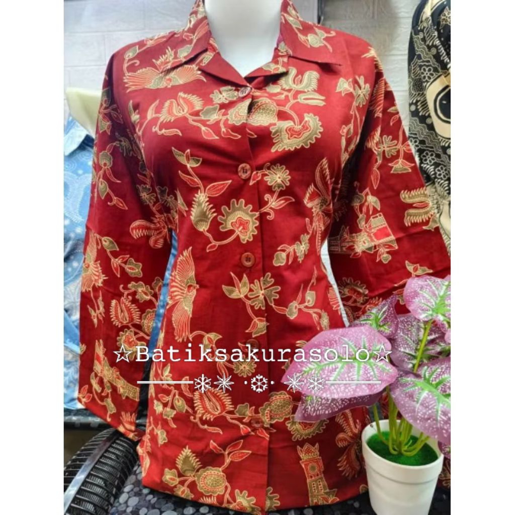 Batik Dharmawanita terbaru 2025 Seragam Dharmawanita Nasional Full lapis Furing Baju Batik Dharmawan