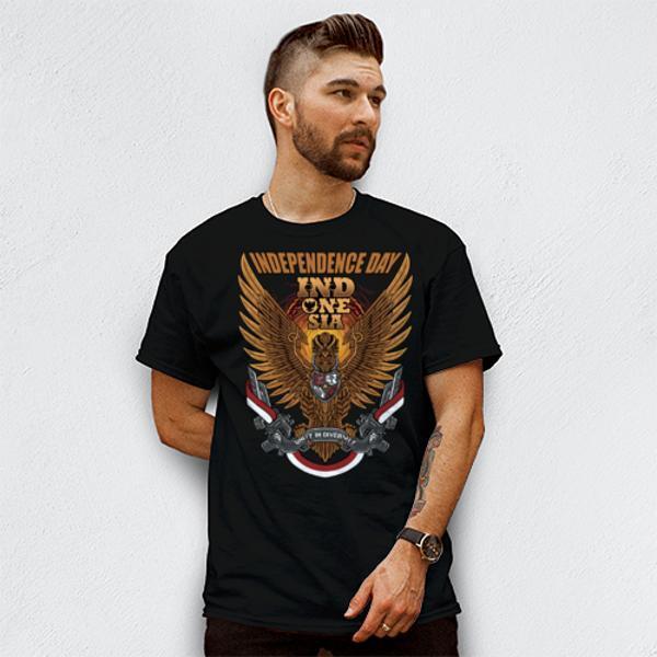 KAOS KEMERDEKAAN INDONESIA – DIRGAHAYU REPUBLIK INDONESIA