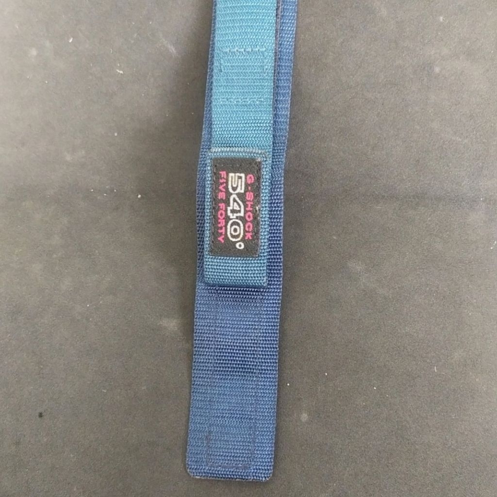 ORIGINAL PART REPLACEMENT STRAP CASIO G - SHOCK DW - 6900BD - 8T ( VELCRO G - SHOCK 540 FIVE FORTY )