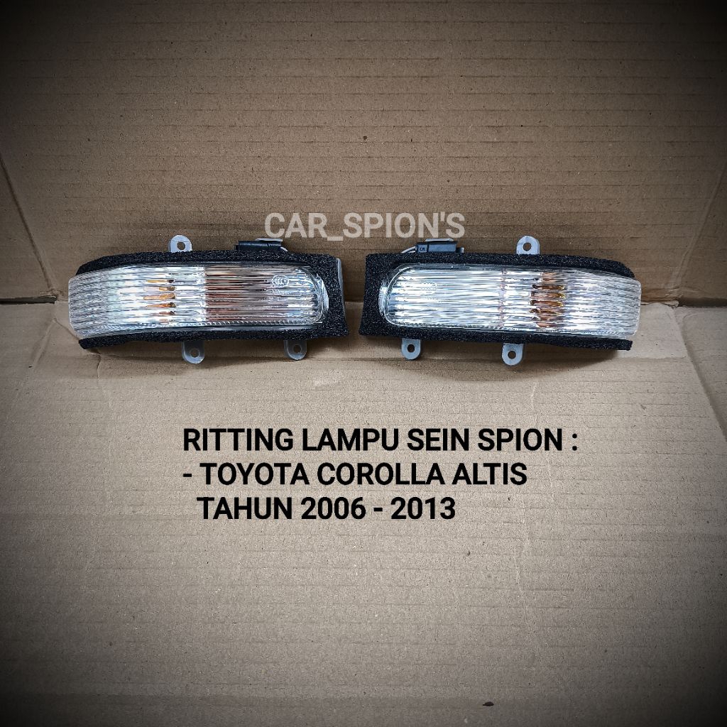 Lampu Sein Spion Mobil Corolla Altis Tahun 2006 2007 2008 2009 2010 2011 2012 2013