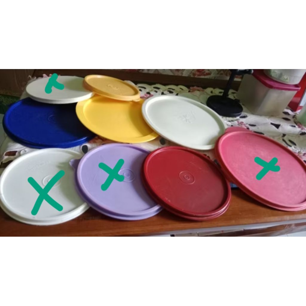 Tutup bulat sedang tupperware, second, satuan