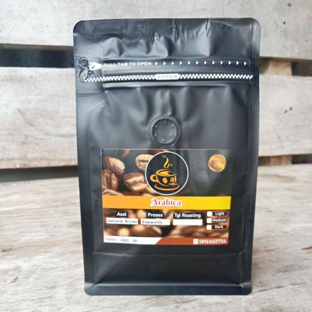 

kopi arabica bismo | fullwash | 250 gram | bubuk kopi | arabica wonosobo