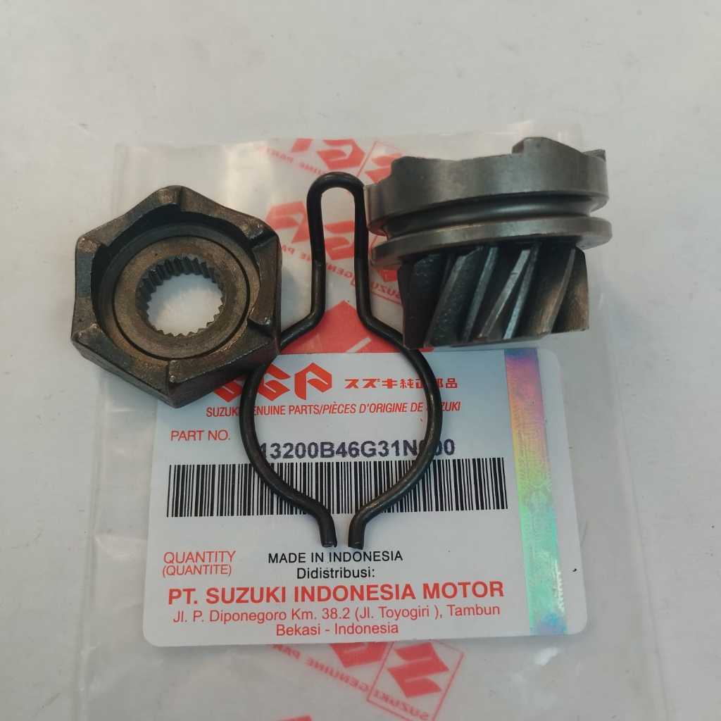 gear pinion stater/gigi pinion stater spin 125/skywave/skydrive/nex/hayate