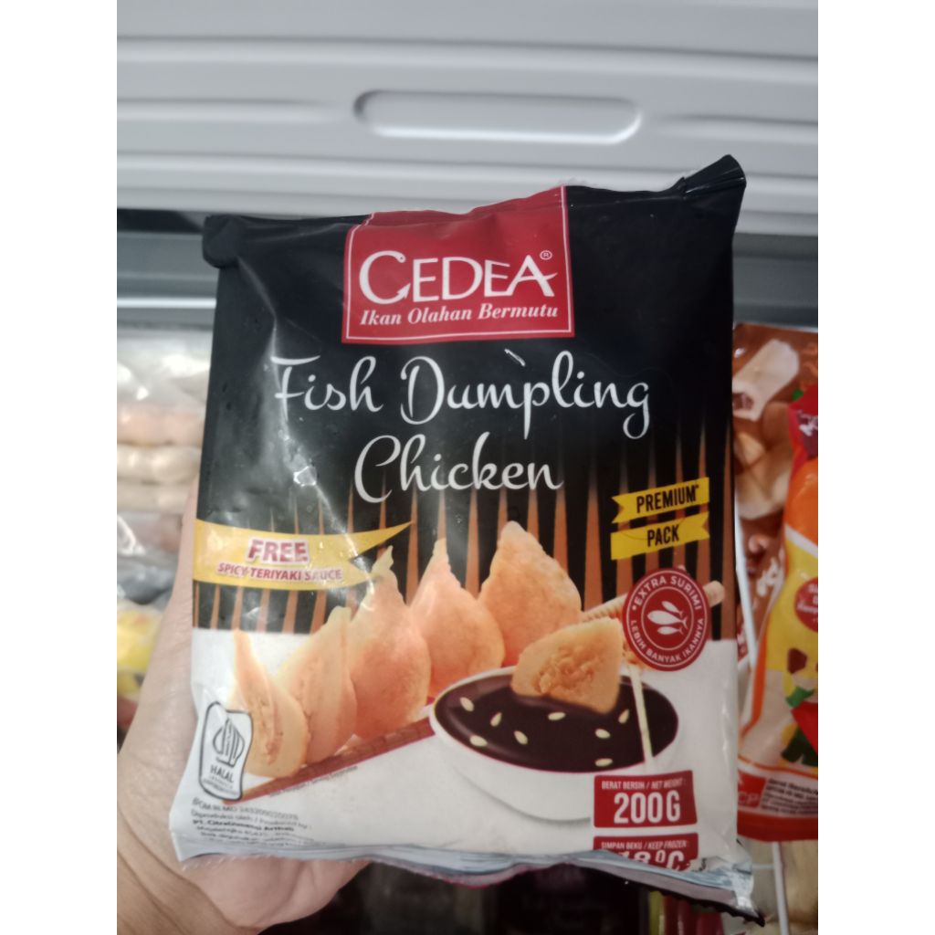 

cedea fish chicken dumpling 200gr