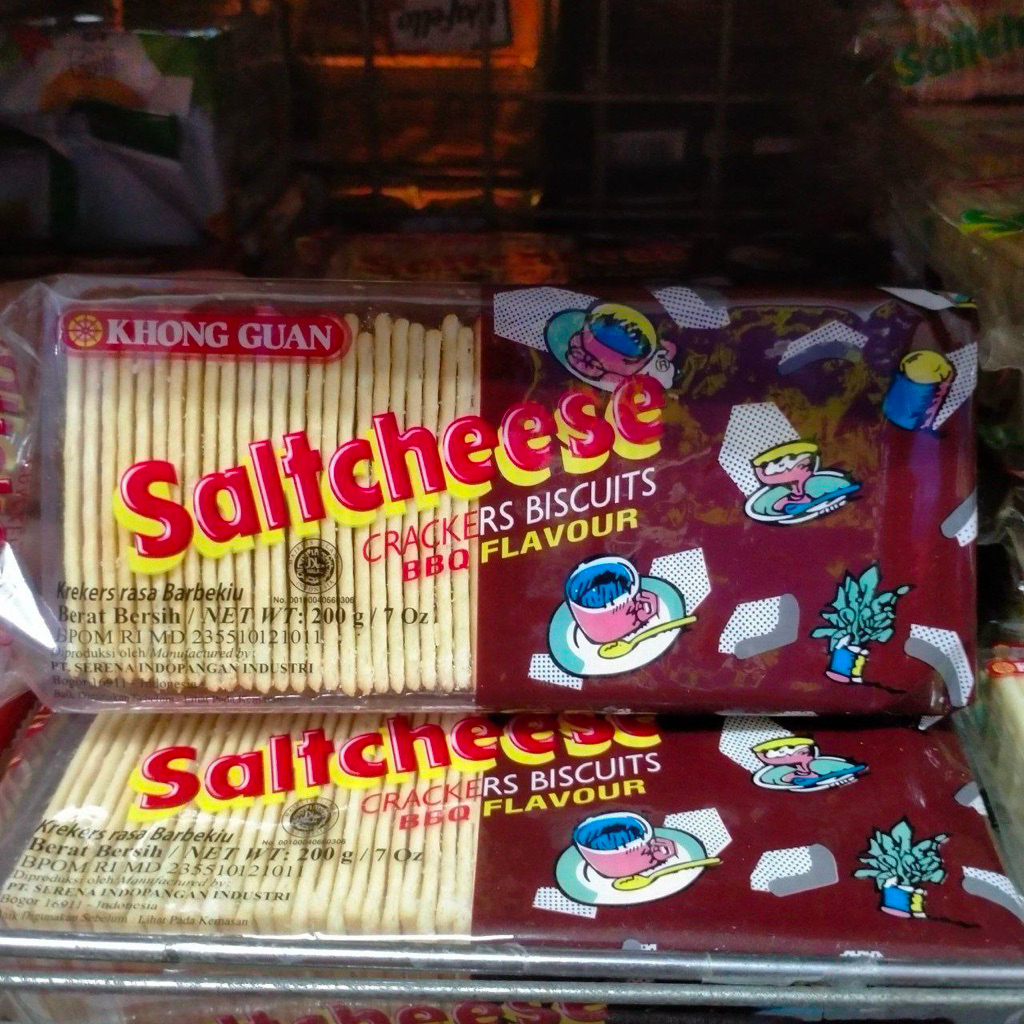 

Khong Guan Saltchesse Krekers BBQ 200gr