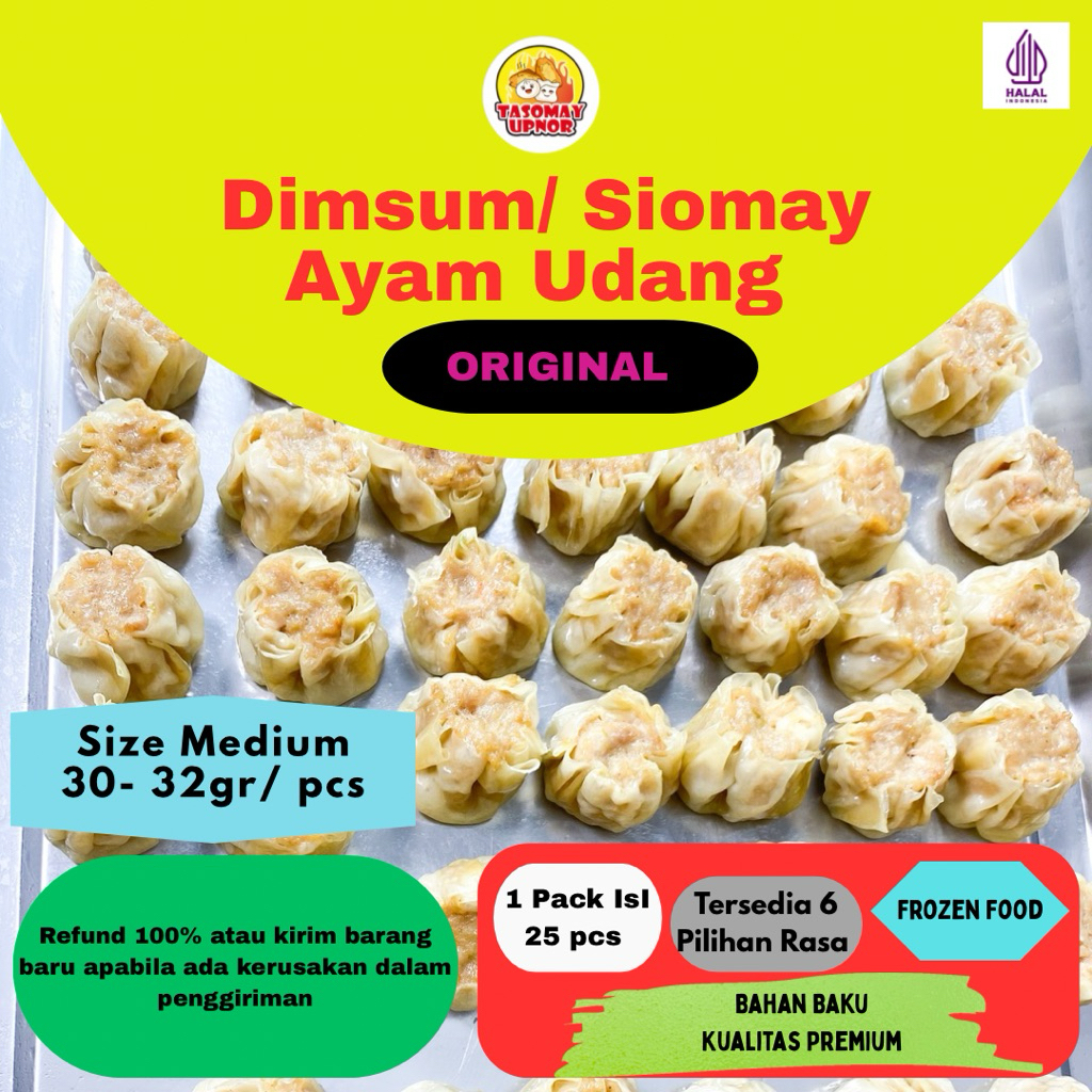 

Dimsum Ayam Udang Original 25pcs Halal Premium