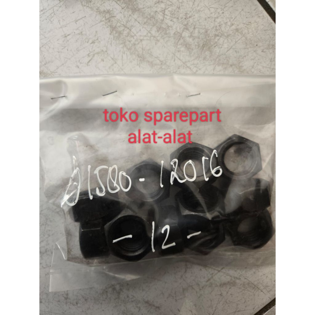 01580-12016 Nut Sparepart Komatsu PC200-8