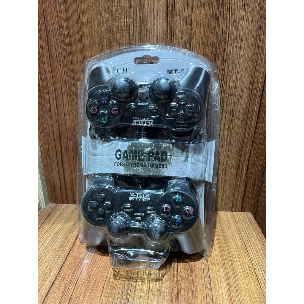 Gamepad Double / Dual Joystick / Stik PS BLACK M-Tech MT-830D USB MTECH untuk PC / Laptop