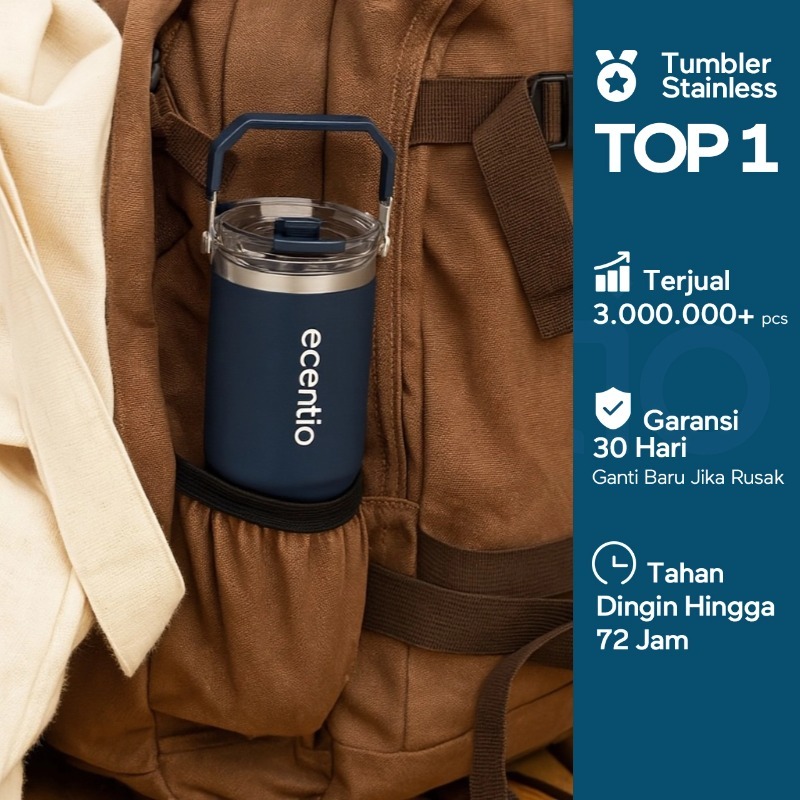 tempat minum stainless estetik tumbler tahan panas dingin 24 jam stainless wadah minum 900ML tumbler