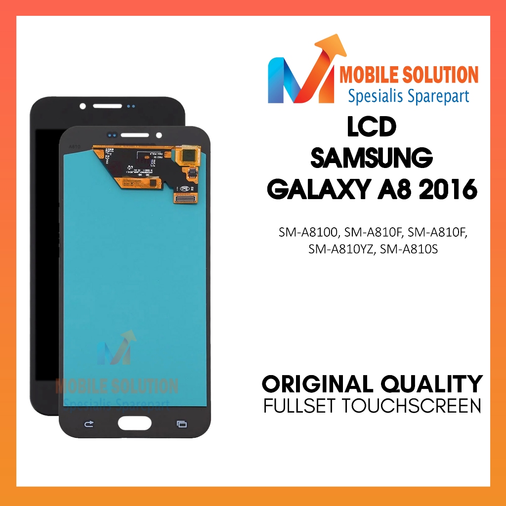 Grosir LCD Samsung A8 2016 / A810 - Fullset Touchscreen