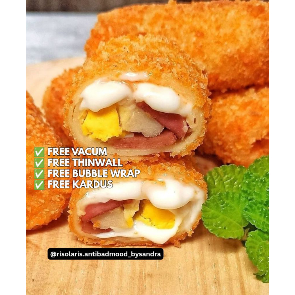 

RISOL MAYO FROZEN VACUM isi 5pcs @risolaris.antibadmood_bysandra