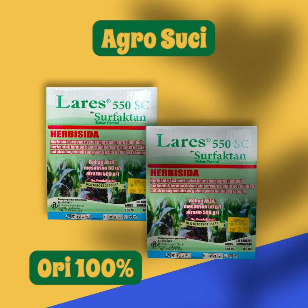 Herbisida Selektif Tanaman Jagung LARES - 250 ml PT INDAGRO