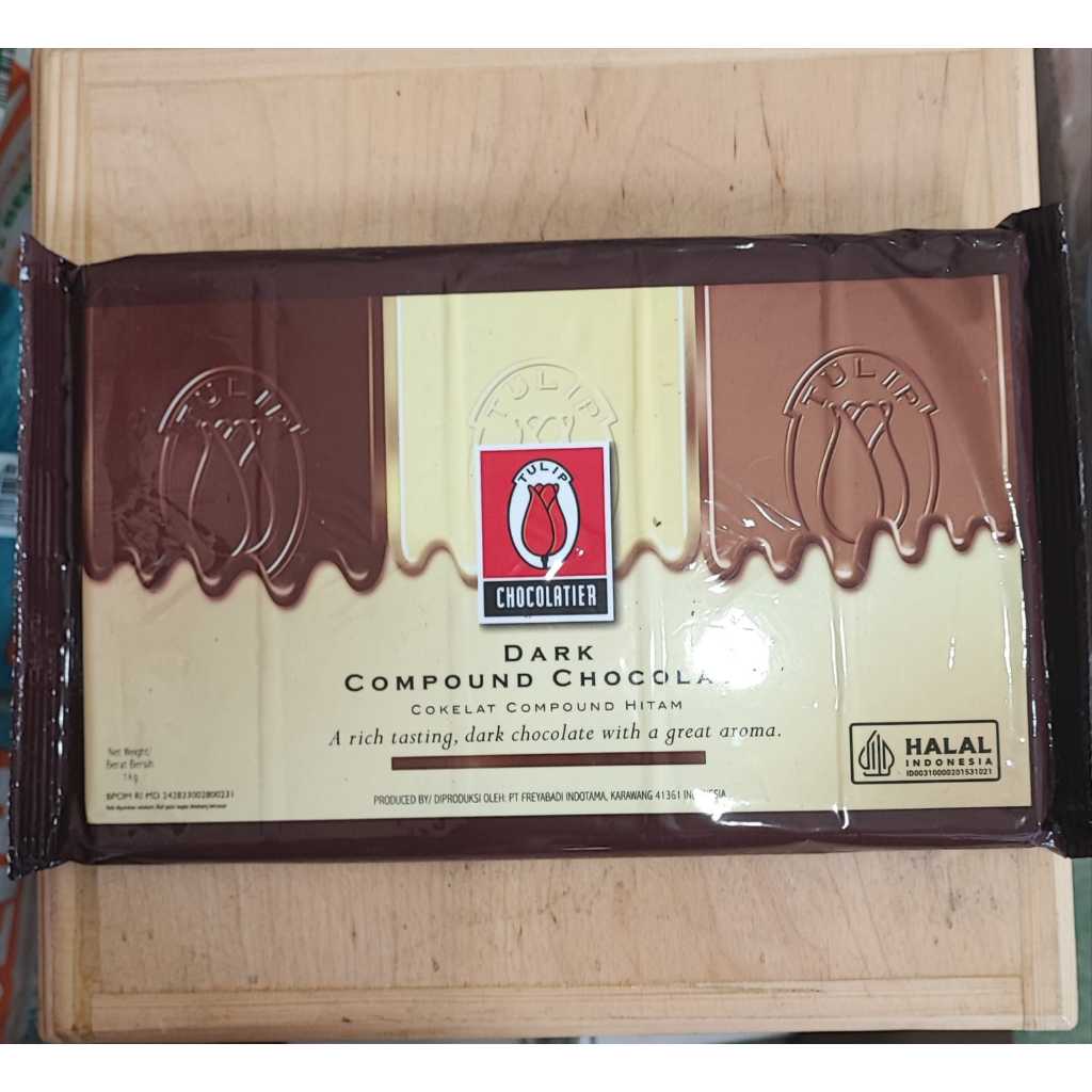 

Tulip Dark Compound Chocolate 1KG / 1000 GR