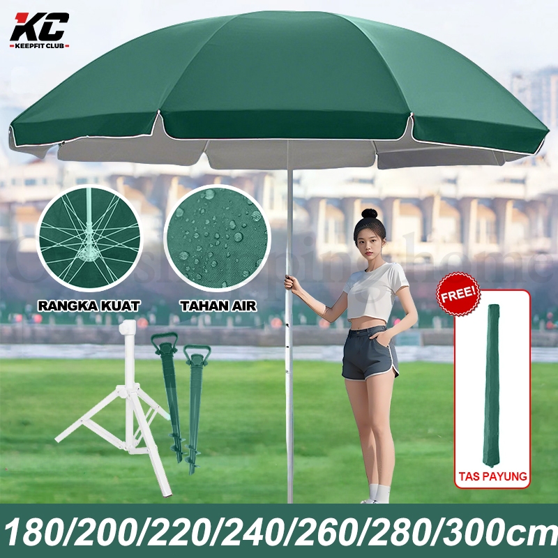 Payung Pantai 300CM/Tenda Payung Event Pantai Cafe 280cm Bazaar Parasol / Payung Cafe / Payung Tenda