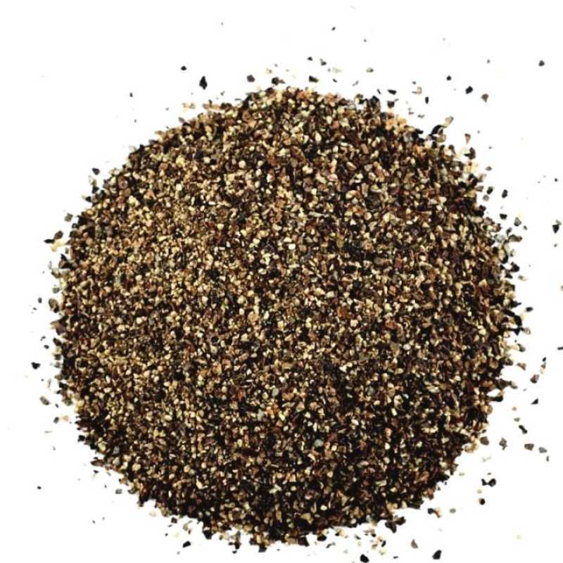 

Lada Hitam Crush / Cracked Black pepper (500 Gram)