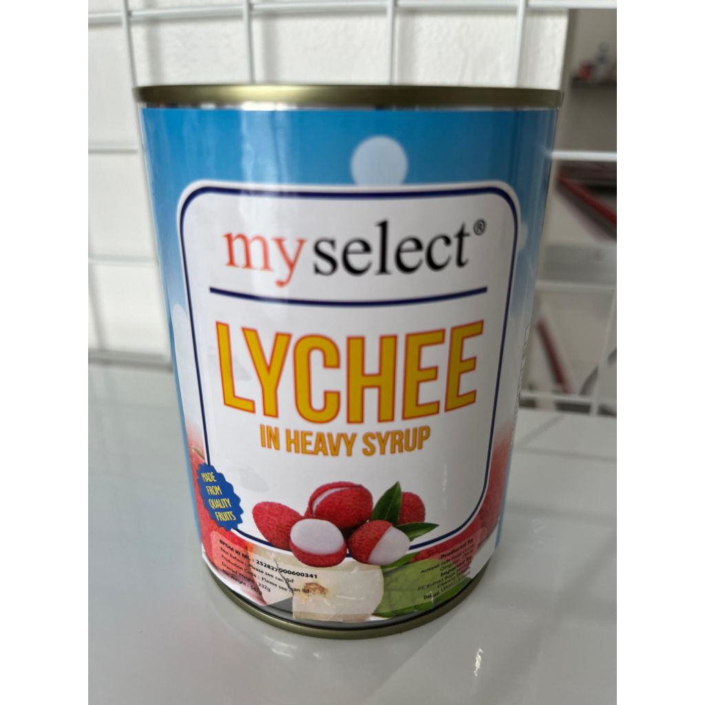 

MY SELECT LYCHEE (WHOLE) IN SYRUP