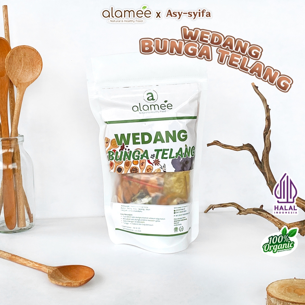 

Wedang Uwuh Bunga Telang Rempah Minuman Herbal Asli Alami Langsung Seduh Lengkap Komplit Tradisional