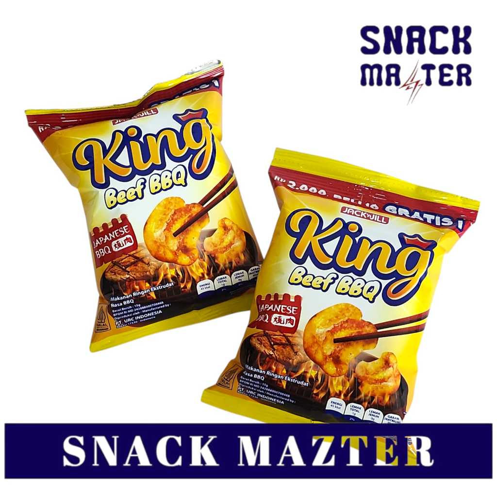 

Jack&Jill Chiki KING Rasa Beef Balado - Netto 15gr