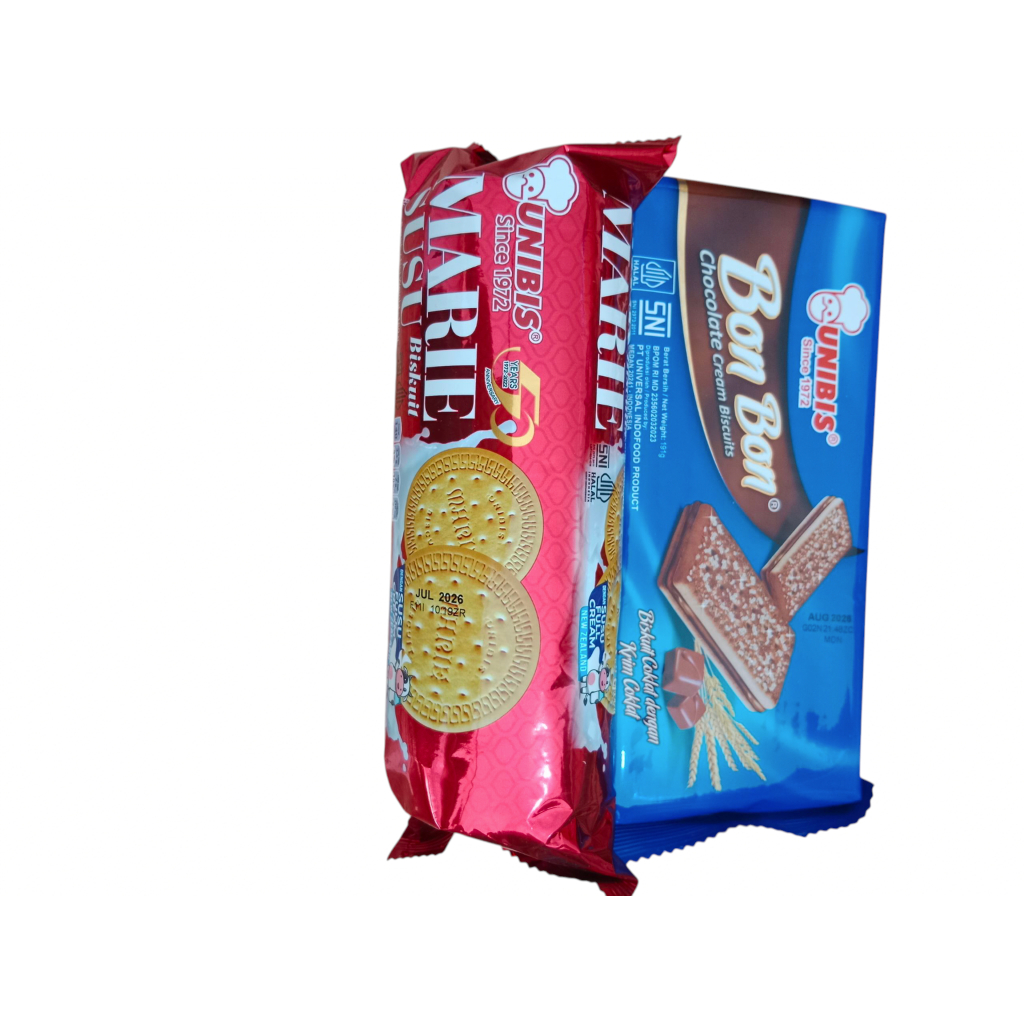 

Only 15 k paket 2 biskuit Bon Bon dan biskuit Marie susu