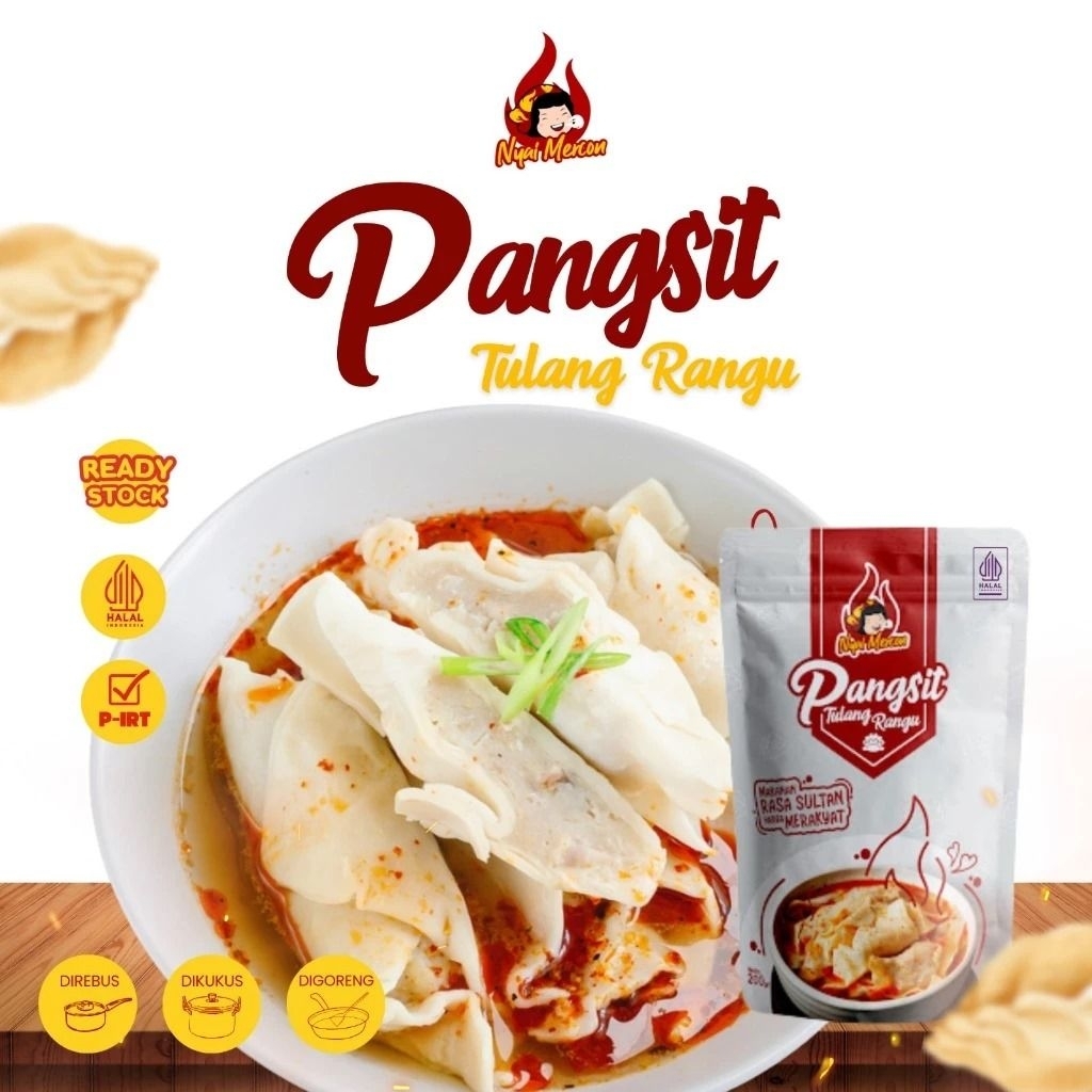 

Nyai Mercon~PANGSIT TULANG RANGU Frozen Food