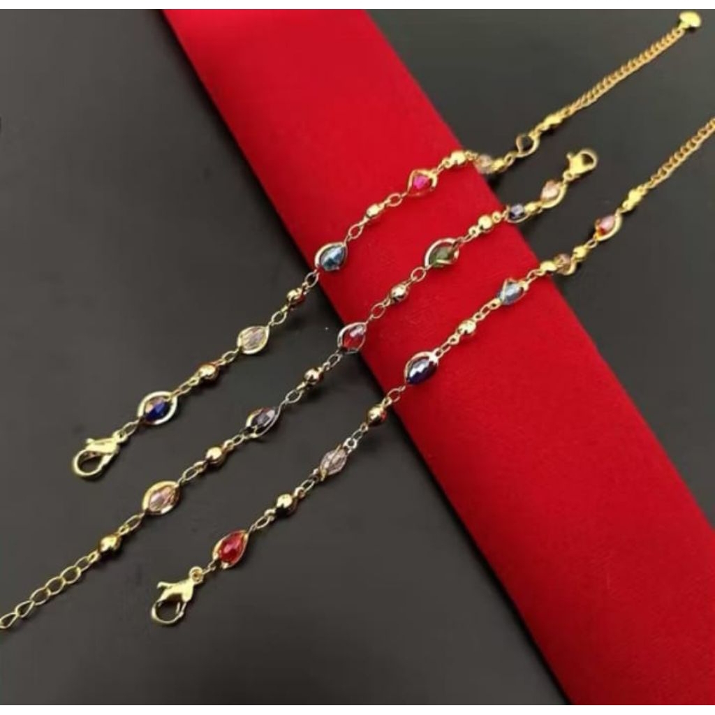 GELANG TANGAN RANTAI MODEL BARU GIOK WANITA