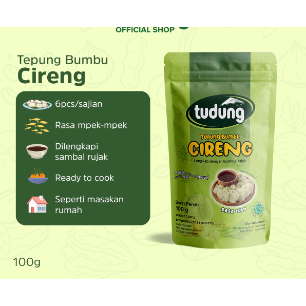 

Tudung Tepung Bumbu Cireng 100gr