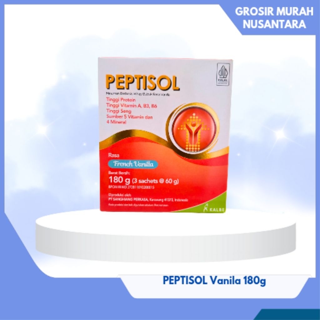 

PEPTISOL VANILA 180G "Susu Pemulihan Tinggi protein