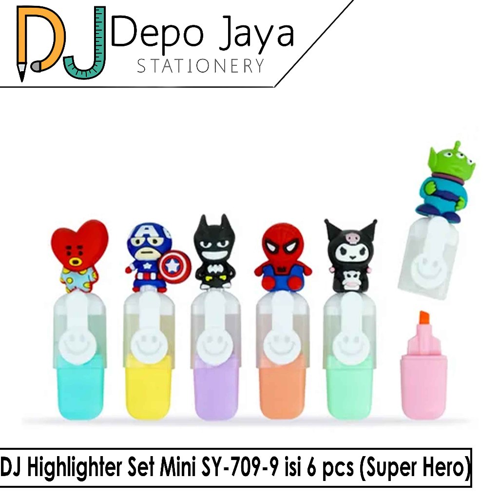 

DJ Highlighter Set Mini SY-709 - Perlengkapan Sekolah Anak
