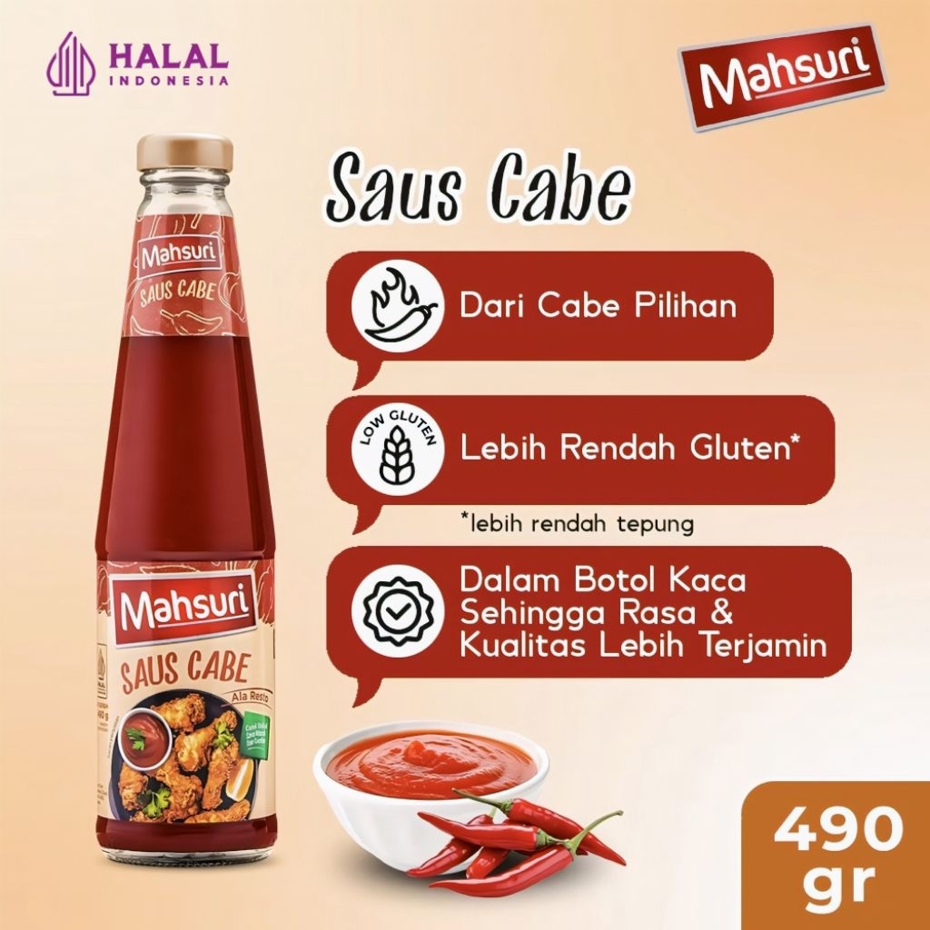 

Mahsuri Saus Cabe 490 gr