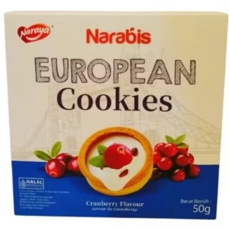 

NARAYA NARABIS COOKIES EUROPEAN 50GR(KOTAK)