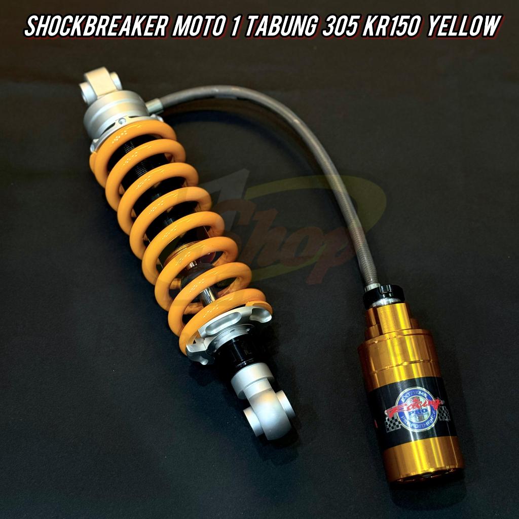 SHOCK BELAKANG MONO MOTO 1 TABUNG Ninja R SS RR 150 YELLOW