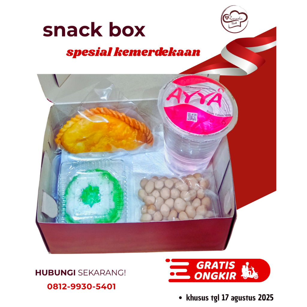

Jual Paket Snack Box free Air mineral/Snack Box Murah/Snack Box Tangsel/Snack Box Depok